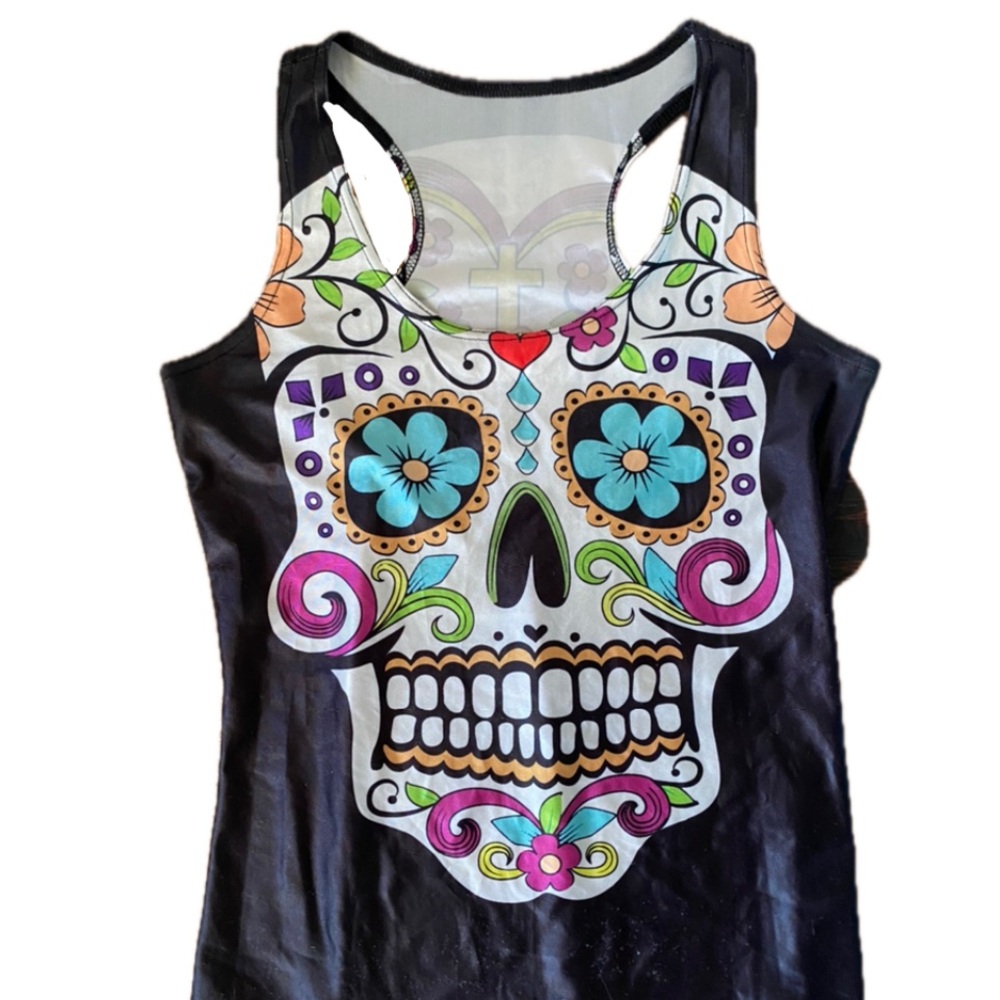 Skull Silky Tank Top